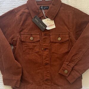 Boys  5T Brown Corduroy Jacket